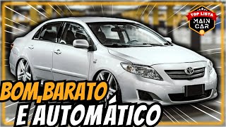 5 Excelentes CARROS AUTOMATICOS USADOS  BARATOS de manter🔥 [upl. by Eelyrag87]