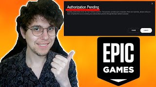 How To Fix Authorization Pending Epic Games [upl. by Cirdor]