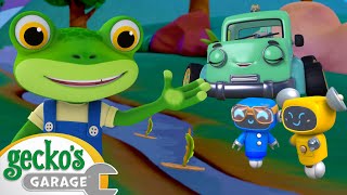 The Lazy River  Geckos Garage  Trucks For Children  Cartoons For Kids [upl. by Boot]