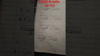 Class 8 maths ch 11 exercise112 [upl. by Aurora]