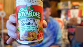 Otis Eatz Chef Boyardee Spaghetti amp Meatballs [upl. by Trilbee]