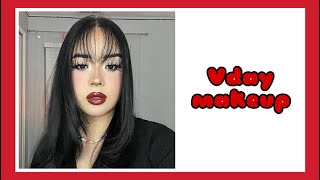 Valentines makeup look  tips💖 [upl. by Ingham313]