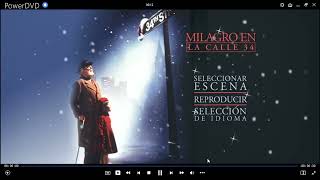 Milagro en La Calle 34 DVD Menu 2001 en español [upl. by Anawyt975]