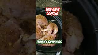 Wild Game Cooking Ruffed Grouse and Turkey huntingseason hunting grousehunting turkeyhunting [upl. by Lledner609]