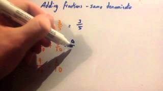 Adding fractions with the same denominator  Corbettmaths [upl. by Aima]