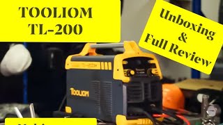 Tooliom 200M mig welder 3 in 1 review and unboxingTooliom TL200Best Amazon Budget Welder [upl. by Topliffe484]