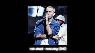 Not Afraid Eminem  Sped up [upl. by Allina]