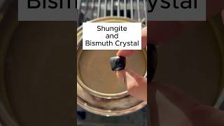 Shungite and Bismuth Crystal bismuth123 [upl. by Atirac596]