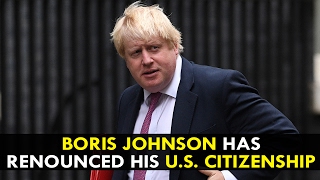 Boris Johnson has renounced his US citizenship [upl. by Kciderf]