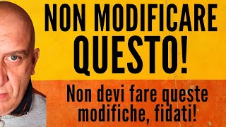 ❌ MITO SFATATO Aumentare le prestazioni così è una cattiva idea ❌ [upl. by Gearhart119]