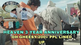 HEAVEN 3 YEAR ANNIVERSARY WE DID A COLLAB WITH OHGEESY 200 PPL LINED UP [upl. by Pirbhai]