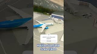 Halifax Stanfield scale 1400 model modelaviation geminijets landing [upl. by Naida]