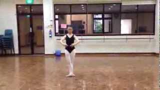 Centre Practice and Pirouettes en dehors Intermediate Foundation [upl. by Ahsemit]