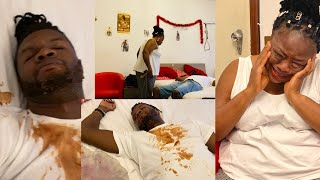 Pranking My Mum gone wrong 😑 Ogidi brown faking death to Artise Maame gone wrong 😭😭😭 [upl. by Dail]