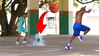 Exploding Basketball Prank [upl. by Fiden903]