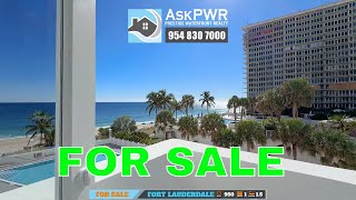 Bright 1Bedroom Condo with Oceanfront Views  Galt Towers Fort Lauderdale [upl. by Jandel]