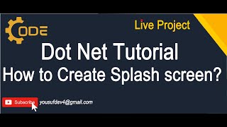 How to create a Splash Screen in C 2022 [upl. by Earb625]