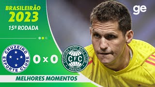 CRUZEIRO 0 X 0 CORITIBA  MELHORES MOMENTOS  15ª RODADA BRASILEIRÃO 2023  geglobo [upl. by Verina536]