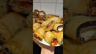 Breaded eggplant 🍆 food cooking recipe salad [upl. by Alrich848]