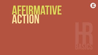 HR Basics Affirmative Action [upl. by Procter]