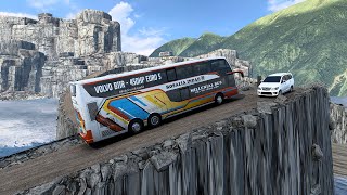 Worlds Driving Challenge Adventures on Narrow Roads uphill 042 [upl. by Eisyak]