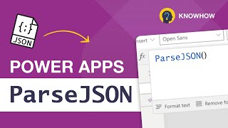 Parsing JSON Data in Power Apps A StepbyStep Tutorial [upl. by Drugge98]