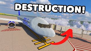 Realistic Tsunami vs Airport in Teardown [upl. by Anatnom]