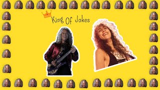 Kirk Hammett telling quotfunnyquot jokes [upl. by Eimac840]