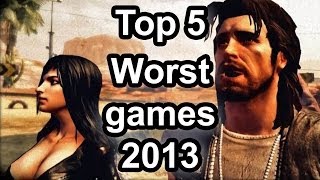 Top 5  Worst games of 2013 [upl. by Latreese]