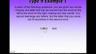 11 Plus Verbal Reasoning Type 9 [upl. by Neroc]