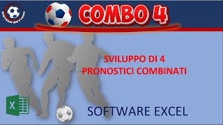 Software scommesse calcio – COMBO 4 [upl. by Einnov]