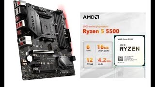 PLACA MAE MORTAR B450M MAX  RYZEN 5 5500 NÃO LIGAM PARTE FINAL [upl. by Casandra]