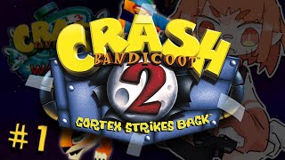 【CRASH BANDICOOT 2 CORTEX STRIKES BACK】 disc issue so we playing this instead [upl. by Attenyl]