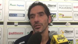 Intervista a Cap Lucarelli dopo GubbioParma 21 Poule Scudetto Serie D [upl. by Saimerej]