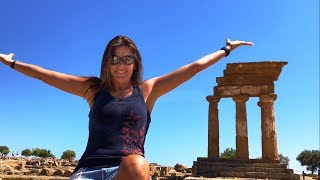 34 Valley of the Temples Agrigento Sicily Italy VLOG [upl. by Crellen]