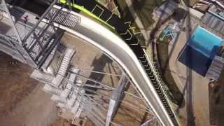 The Worlds Tallest WaterslideVerruckt at Schlitterbahn Kansas City [upl. by Mommy]