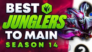 The Best Junglers To MAIN For Season 14 To Climb Every Rank [upl. by Aidualc]