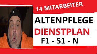 altenpfleger excel dienstplan vorlage 14 mitarbeiter for free [upl. by Wallache]