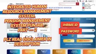 How to initiate the Pension case on IHRMSE Pension Module hrms ihrms punjabgovt pension [upl. by Ruford]