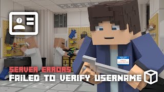 Minecraft ‘Failed to Verify Username’ Error [upl. by Aneehsak744]