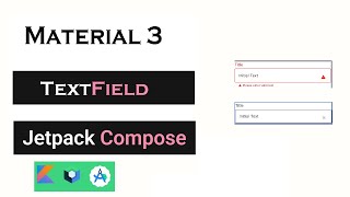 Custom TextField in jetpackcompose with Error Handling and Clear Icon  androidappdevelopment [upl. by Alita]