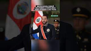 ultimahora Nayib bukele envió elementos de la Fuerza armada para ayudar en Costa Rica 😱🚨 [upl. by Vesta]