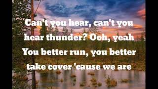 MEN AT WORK  DOWN UNDER Lyric Video [upl. by Rhianna46]