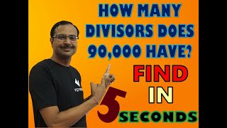 Trick 529  Find Number of Divisors in 5 Seconds [upl. by Flori]