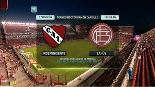 Fútbol en vivo Independiente  Lanús Fecha 16 Torneo Primera División 2014 FPT [upl. by Soni604]