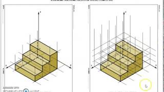 Assonometria isometrica di un solido complesso [upl. by Catarina]