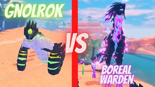 GNOLROK VS BOREAL WARDEN  Creatures of Sonaria [upl. by Ihcego]