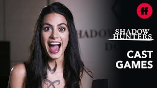 Shadowhunters  The Cast Plays Who Said It  Freeform [upl. by Eibbob]