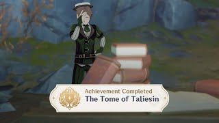 The Tome of Taliesin Achievement  Hidden Exploration Objective  Genshin Impact 26 [upl. by Jessabell659]