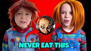 WE TURNED INTO CHUCKY AND GOT REVENGE ON DAD The McCartys [upl. by Grimbly89]